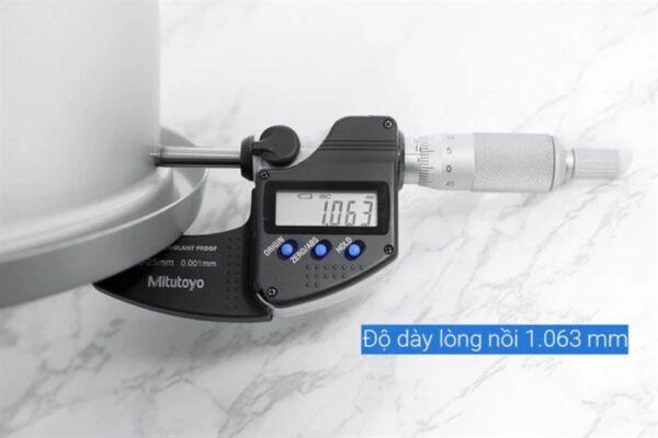 Độ dày tiêu chuẩn của Nồi cơm điện Toshiba RC-18MH1PV(F)