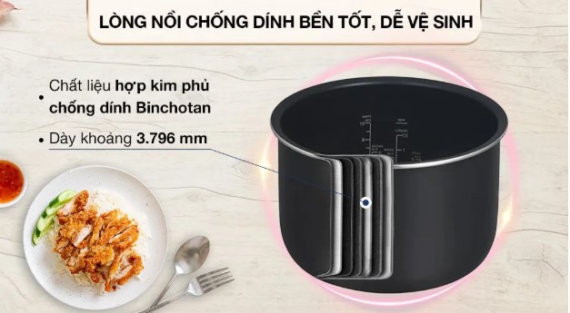 nồi cơm điện tử Toshiba RC-18DR4TVN