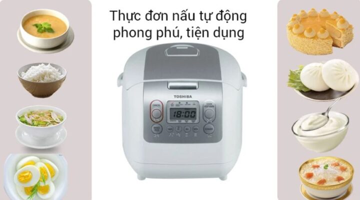 Nồi cơm điện tử Toshiba RC-10NMFVN(WT)