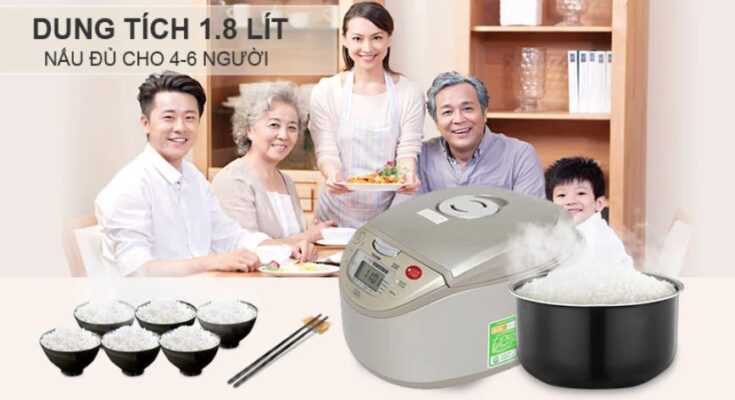 Nồi Cơm Điện Tử Cao Tần Toshiba RC-18RH(CG)VN