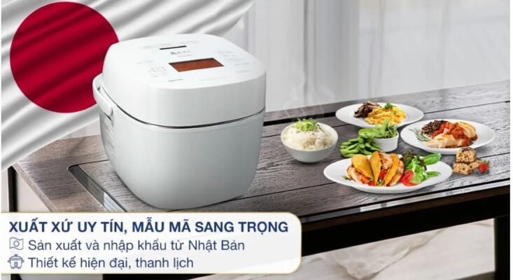 Nồi Cơm Điện Tử Cao Tần Áp Suất Toshiba RC-18VXWVN(W)