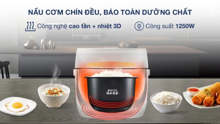 Nồi Cơm Điện Tử Cao Tần Áp Suất Toshiba RC-18VXWVN(W)