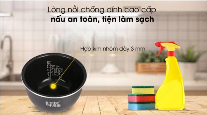 Nồi cơm điện tử cao tần Toshiba RC-10IX1PV