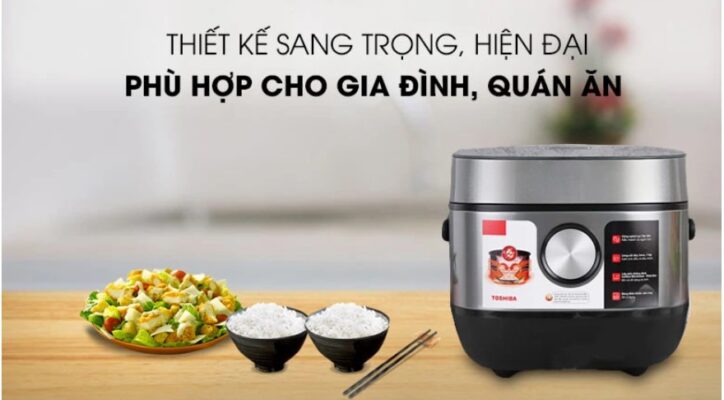 nồi cơm điện tử cao tần Toshiba RC-18IP1PV