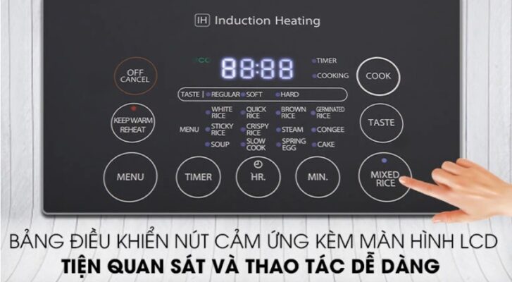 nồi cơm điện tử cao tần Toshiba RC-18IP1PV