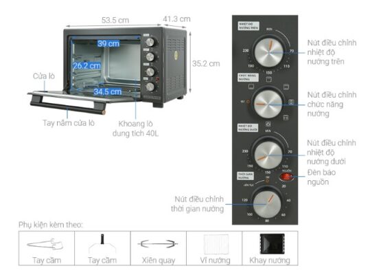 Lò Nướng Toshiba