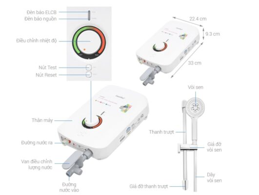 máy nước nóng trực tiếp