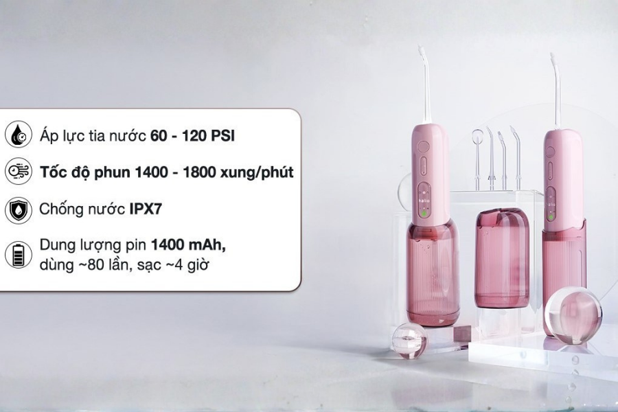 Máy tăm nước Halio UltraClean Express Hydro Floss